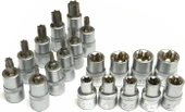 Grayzer 19 Parça 1/2'' İç-Dış Torx Lokma Takımı thumbnail 3