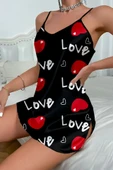 Love Desenli Saten thumbnail 3