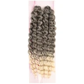 Nice Bulk Afro Su Dalgası / Kahve / Platin Ombreli thumbnail 1