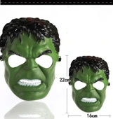 Yeşil Renk Süper Kahraman Dev Adam Hulk Maskesi thumbnail 1