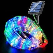 10m 100 Led Solar Led Işık Rgb thumbnail 1