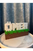 İsme Özel Minecraft Blok Dekor 4 -5 Harf thumbnail 3