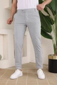 Erkek Slim Fit Dilli Kumaş Pantolon thumbnail 3