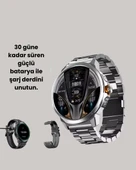 Ip68 Su Toz Dirençli Sw80 Akıllı Saat Android İos Uyumlu thumbnail 3