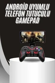Kablosuz Oyun Kolu Bluetooth Joystick Gamepad Android Uyumlu thumbnail 1