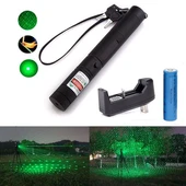Şarjlı Yeşil Lazer Pointer 100 Mw thumbnail 4