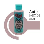 Rich Multi Surface 2270 Antik Pembe Akrilik Boya 120 cc thumbnail 1