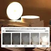 Hareket Sensörlü Usb Şarjlı Led Işık Lamba thumbnail 1
