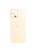 iPhone 12 Pro Arka Pil Kapağı (Cam) GOLD thumbnail 1