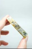 Renkli Mükemmel İşlenmiş Opal Dilimi - Merlinit, Sarı, Mavi thumbnail 8