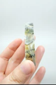 Renkli Mükemmel İşlenmiş Opal Dilimi - Merlinit, Sarı, Mavi thumbnail 7