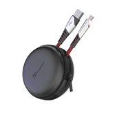 Dc16 Micro Usb Kablo 1m 2.4a - Siyah thumbnail 2