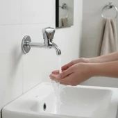 Asil Krom Kısa Musluk 1/2 thumbnail 3