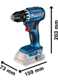 Bosch GSR 18V-45 Vidalama Solo thumbnail 2