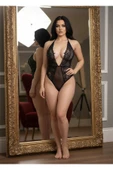 Siyah Taşlı Bodysuit thumbnail 2