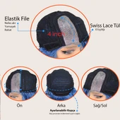 Platin Yan Tül Peruk thumbnail 6