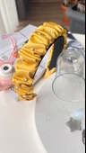 Taç saten taşlı sarı thumbnail 3