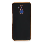 Mate 20 Lite Kılıf Volet Silikon - Siyah thumbnail 1