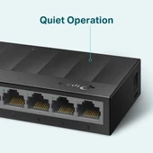 8 port Gbit Desktop Yönetilemez Plastik Kasa Switch thumbnail 2