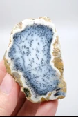 Mavi Dendrit Opal Çifti • Beyaz İçeriğe Sahip Opal thumbnail 2