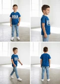 Erkek Çocuk Mavi T-Shirt thumbnail 4