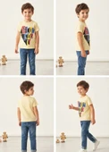 Erkek Çocuk Sarı T-Shirt thumbnail 4