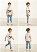 Erkek Çocuk Beyaz T-Shirt thumbnail 4