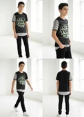 Erkek Çocuk Siyah T-Shirt thumbnail 4