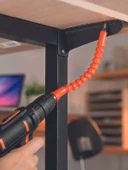 Profesyonel Esnek Tornavida Bits Uç Seti 12 Parça Manyetik Bit Adaptörlü thumbnail 2