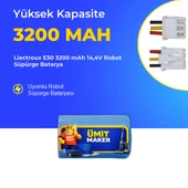 Liectroux E30 3200 mAh 14,4V Robot Süpürge Batarya thumbnail 1