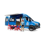 Bruder MB Sprinter Karavan Aksesuarlar ve Sürücüsü 02684 thumbnail 2