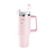 Tantitoni Pipetli Çelik Termos 1.2 L Açık Pembe thumbnail 1