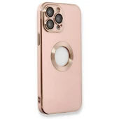 Apple İphone 13 Pro Max Kılıf Store Silikon - Pembe thumbnail 7