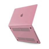 Apple Macbook Pro 13 2021 Macbook Buzlu Kapak - Pembe thumbnail 2