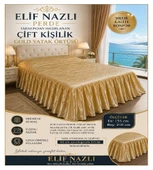 Çift Kişilik Yatak Örtüsü- Gold thumbnail 2