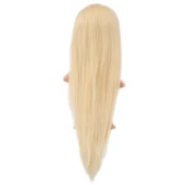 Gerçek Front Lace Düz Platin Tül Peruk / 70/75cm thumbnail 5