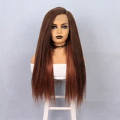 Kızıl Kahve Yaki Afro Peruk thumbnail 1