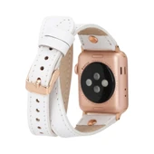 Apple Watch Uyumlu Deri Kordon 42-44-45mm Slim DTRG F3 thumbnail 2