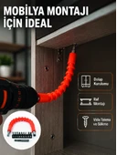 Profesyonel Esnek Tornavida Bits Uç Seti 12 Parça Manyetik Bit Adaptörlü thumbnail 1