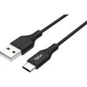 Bix bx100cb 3a usb-a to type-c chargıng Cable black thumbnail 2