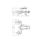 301 Banyo Bataryası, Krom A43746 thumbnail 5