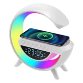 Led Işıklı Kablosuz Şarj Özellikli Bluetooth Speaker thumbnail 2