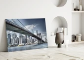 Manhattan Köprüsü Cam Tablo thumbnail 3