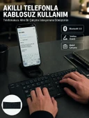 Taşınabilir Katlanabilir Bluetooth Klavye iOS Android Windows Uyumlu thumbnail 1
