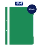 Kraf Telli Dosya Yeşil 50li Paket thumbnail 2