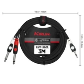 KIRLIN PATCH CABLE LGY-362L /BK 2M thumbnail 3