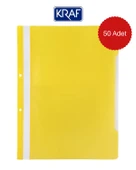 Kraf Telli Dosya Sarı 50li Paket thumbnail 2