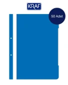 Kraf Telli Dosya Mavi 50li Paket thumbnail 2