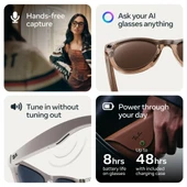 Ray-Ban Meta Gen2 Güneşte kararan transitions graphite shiny black thumbnail 5