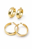 Loop Gold Halka Küpe thumbnail 2